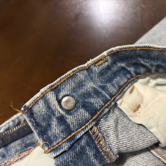 Vintage 70’s Levi’s 684 Orange tab bell bottom flare denim jeans size 28x29 - Picture 11 of 14